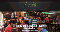 Desktop Screenshot of aperitivo.com.au